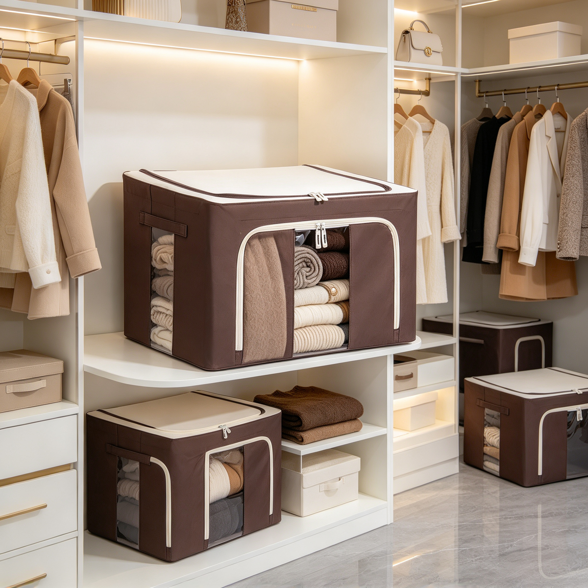 π¦ Storage Essential | Durable Fabric Organizer | Closet & Home Use | Practical Gift Choice | Foldable Space Saver