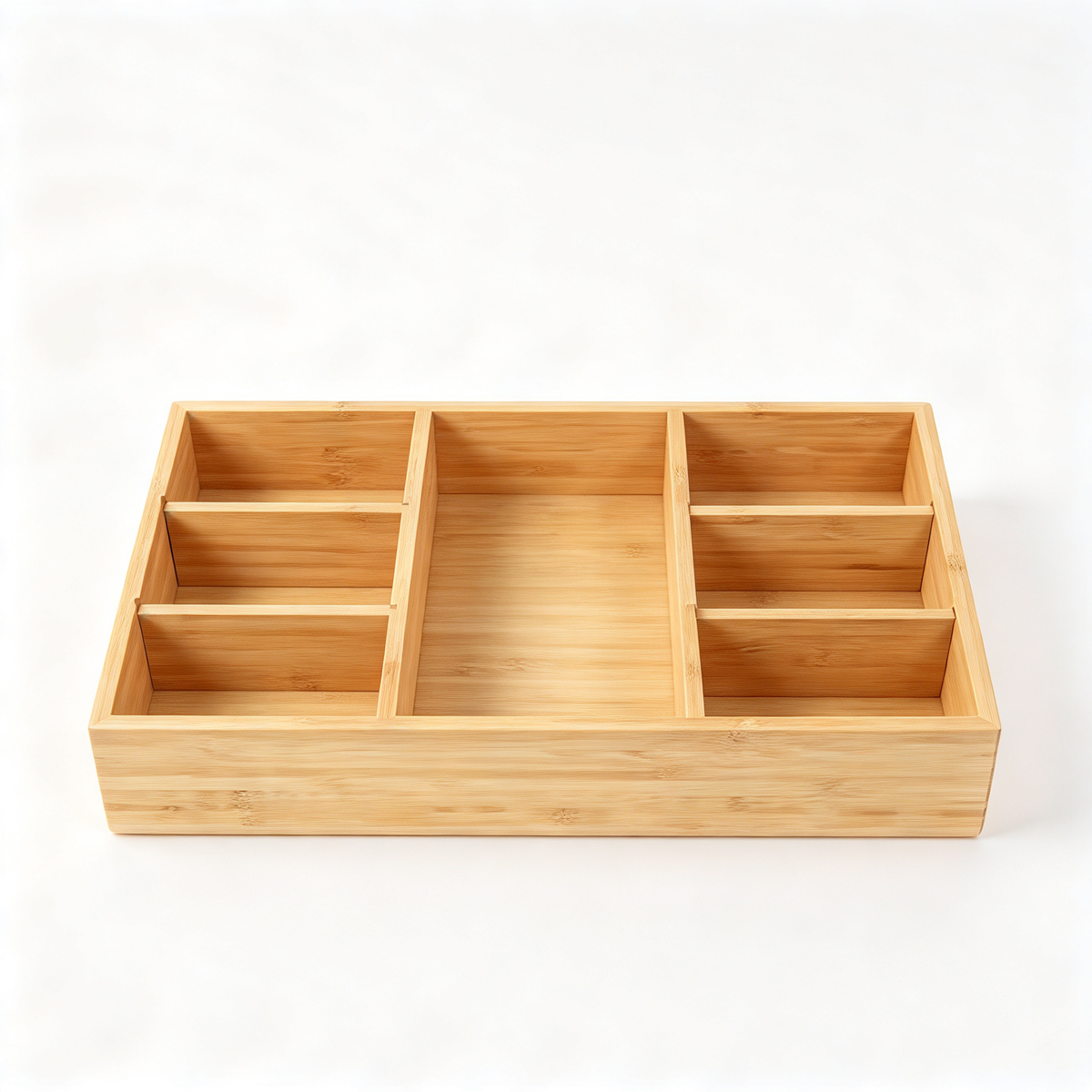 ποΈ Organization Essential | Natural Bamboo Organizer | Drawer & Vanity Use | Practical Gift Choice